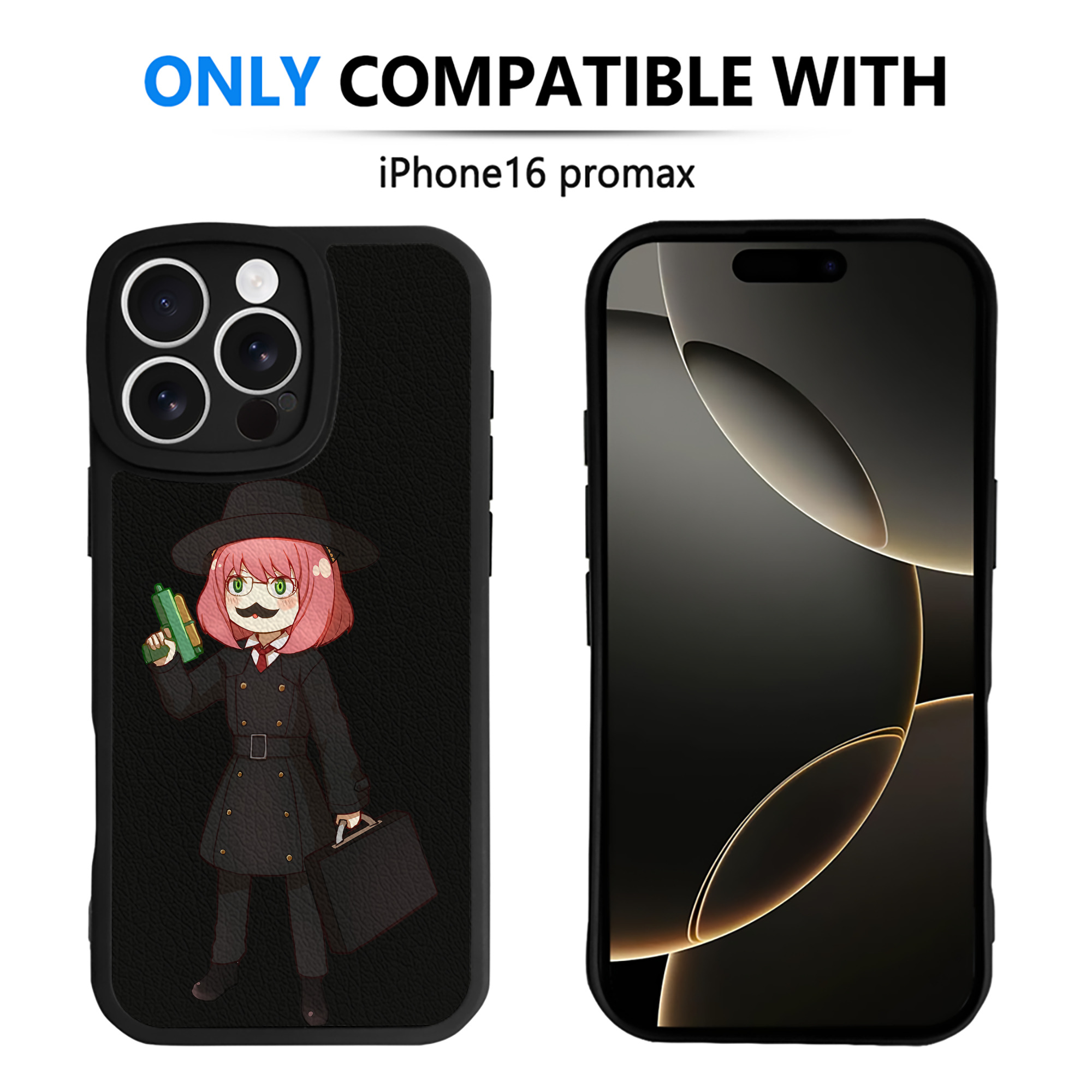 （画像用） SPY×FAMILY间谍家家酒 【iPhone 16シリーズ対応】シリコンスマホケース（レザー調） 材質：シリコン